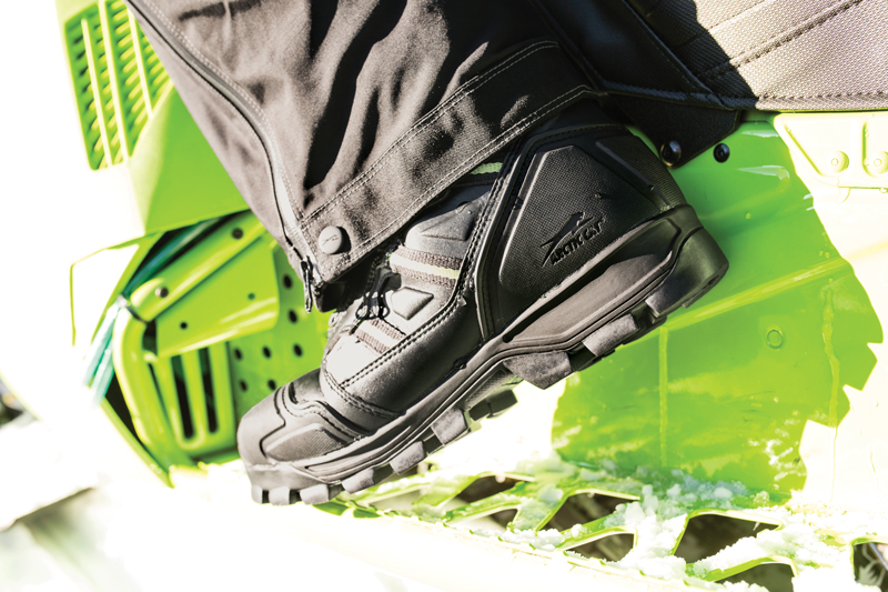 Arctic Cat Snowmobile Boot Close-up