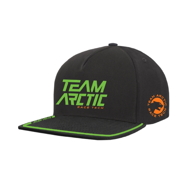 Race Team Hat Front Product Image on white background