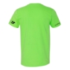 Green Catalyst Collection Tee Back Image on white background