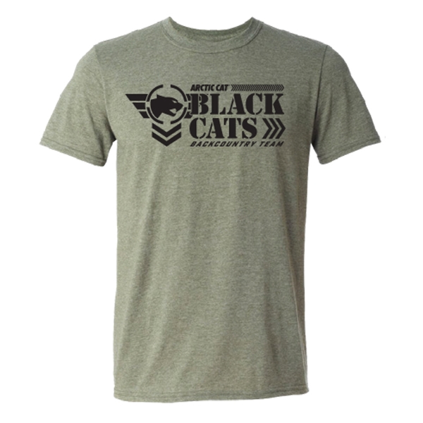 Black Cat Tee 2024 Front Product Image on white background