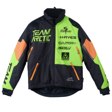 Green Team Arctic Pro Jacket Front Product Image on white background