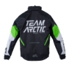 Grey Team Arctic Pro Jacket Back Product Image on white background