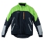 Green Arctic Cat Pro Jacket Front Product Image on white background