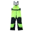 Green Pro Bib Front Product Image on white background