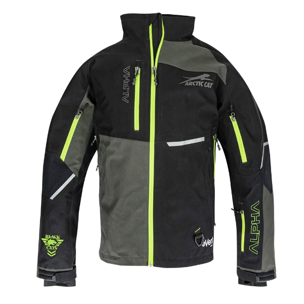 Arctic Cat x Motorfist Alpha Jacket Front Product Image on white background