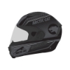 Black Arctic Cat Modular Helmet Left Image on white background