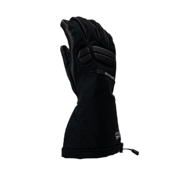 Black Extreme Glove Front Image on white background