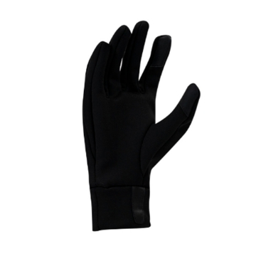 Black Interchanger Glove Front Product Image on white background