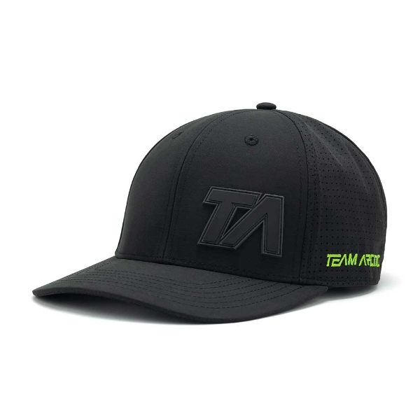 Team Arctic Hat Left Side View Product Image on white background