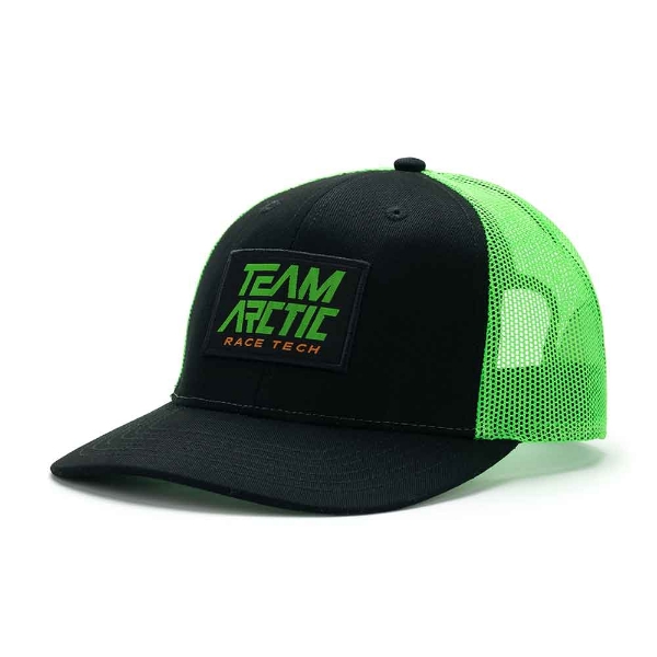 Pit Crew Hat Left Side View Product Image on white background