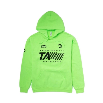 Pit Crew Hoodie Product Image with Arctic Cat and Team Arctic Race Tech logo on the front