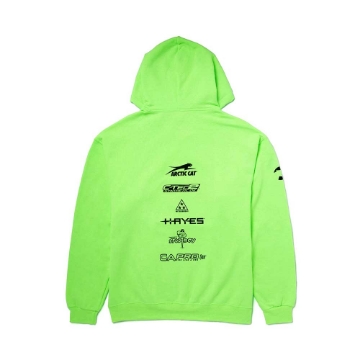 Pit Crew Hoodie Product Image with Arctic Cat and Team Arctic Race Tech logo on the front