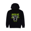 The Cat is Back Hoodie Product Image with the Arctic Cat logo on the back