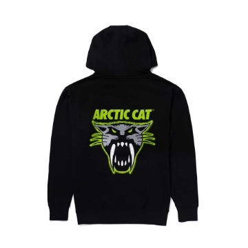 The Cat is Back Hoodie Product Image with the Arctic Cat logo on the left chest