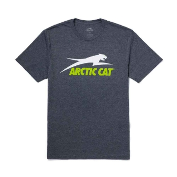 Classic Charcoal Tee Product Image with Arctic Cat logo on the front