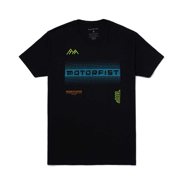 Powder Tee Product Image with the Motorfist logo on the full front